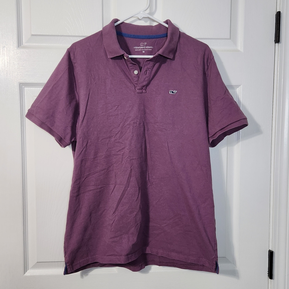 Vineyard Vines Purple Men's Polo  Shirt, M